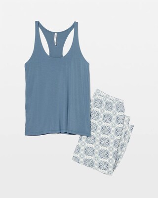 Tank + Crop Pants Pajama Set click to view larger image.