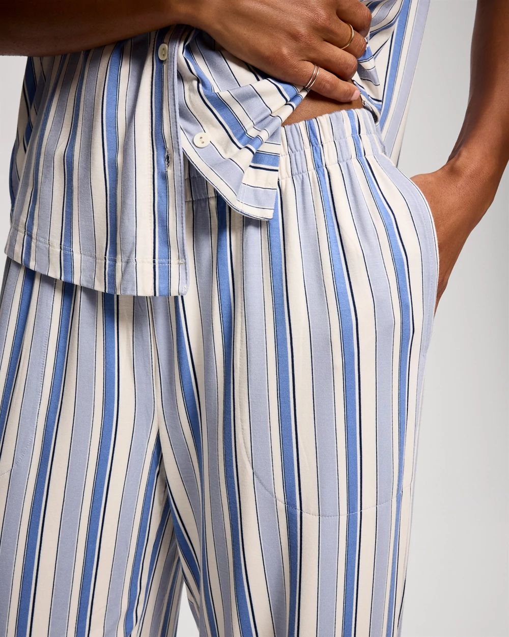 Printed Pajama Pants click to view larger image.