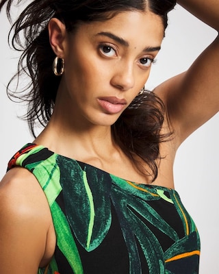 One-Shoulder Maxi Bra Dress click to view larger image.