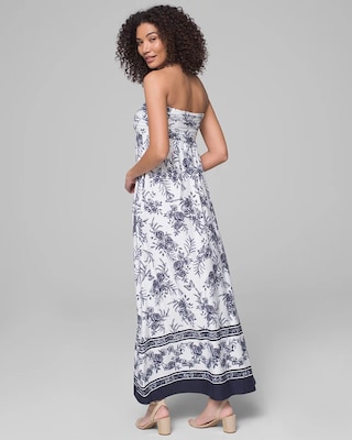 Bandeau Maxi Bra Dress With Built-In Bra