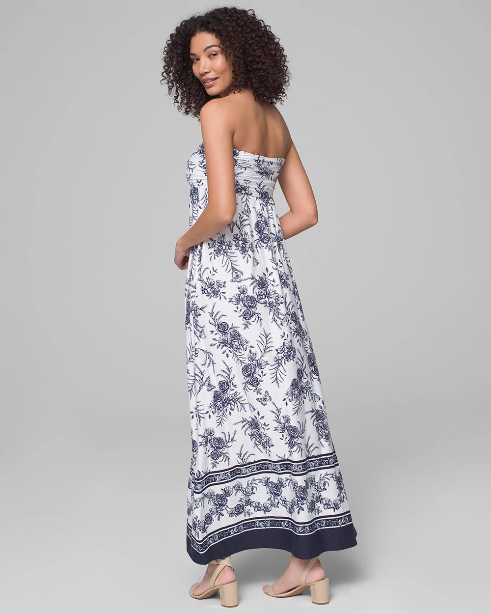 Bandeau Maxi Bra Dress With Built-In Bra