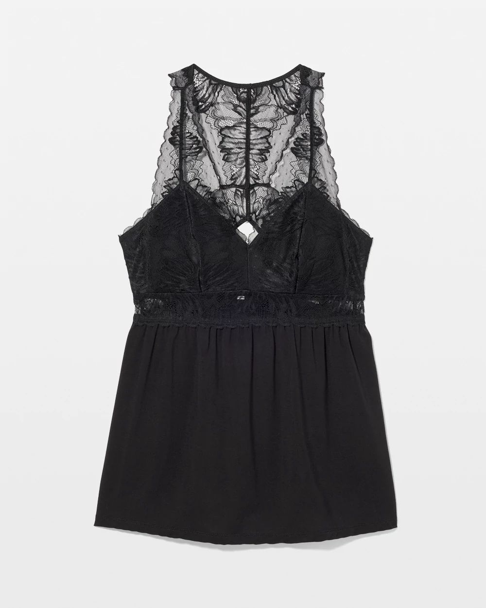 Cool Nights Soft Support Lace Pajama Cami