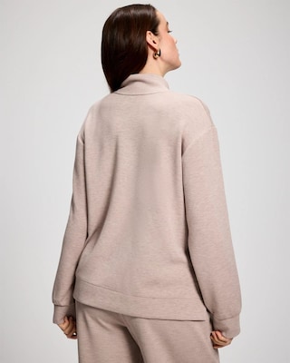 Modern Modal Relaxed V-Neck Top click to view larger image.