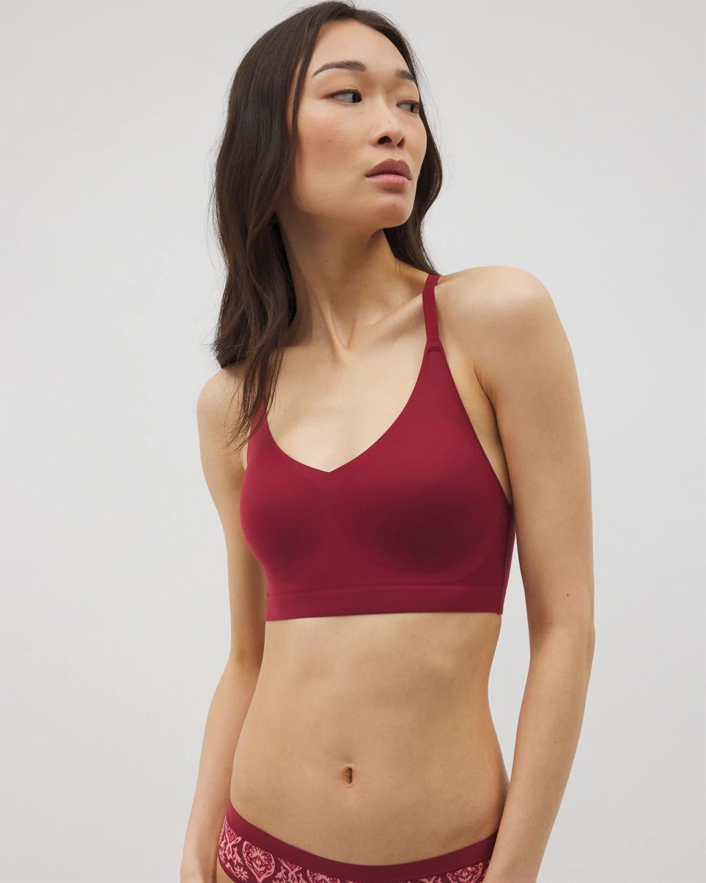 Racerback Bralette with Lace Back