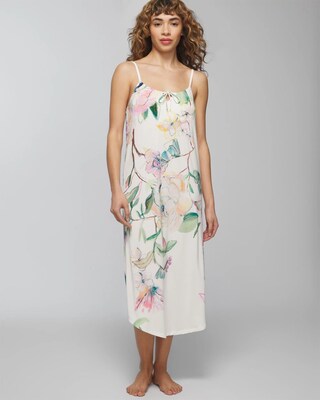 Tie-Front Midi Chemise