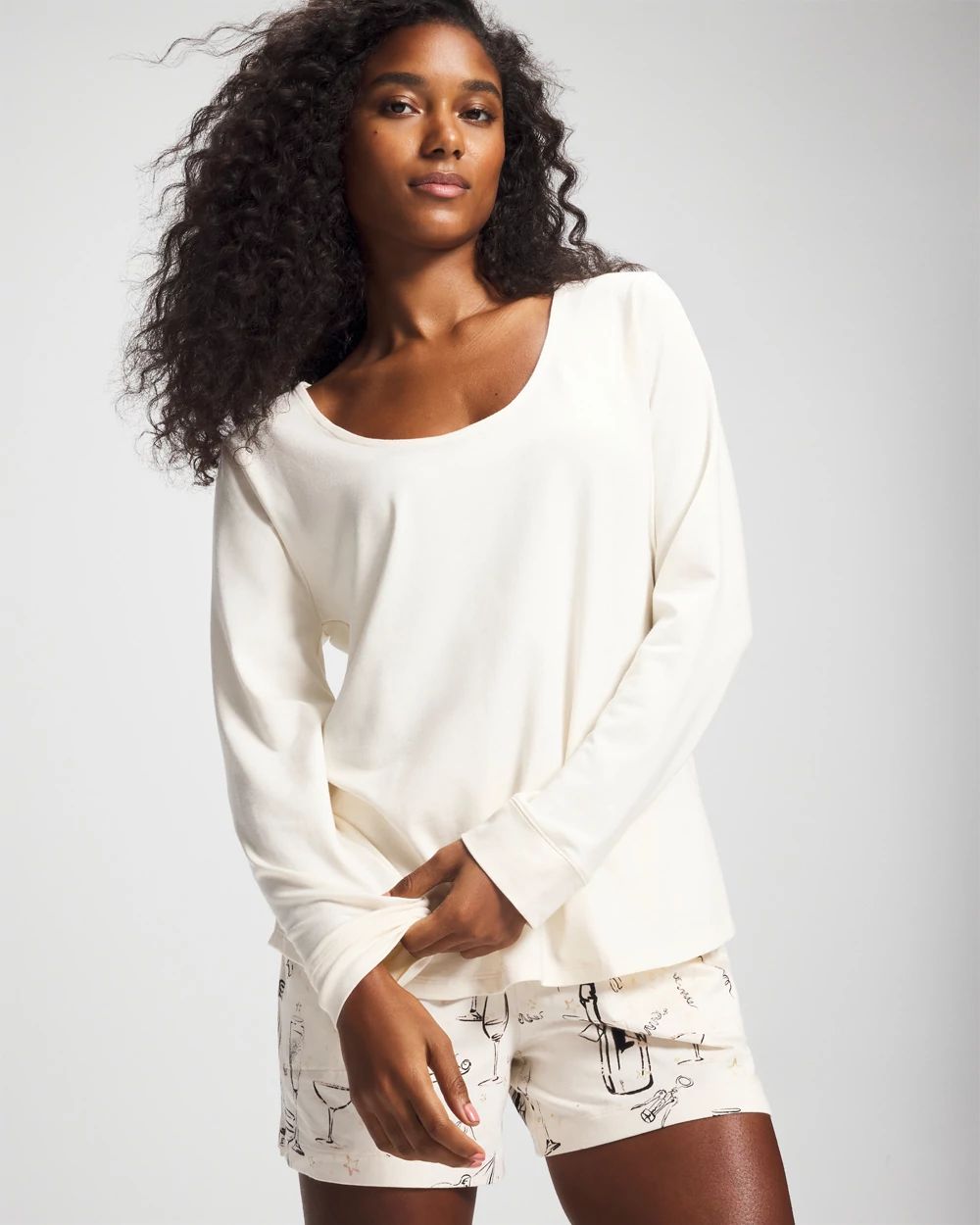 Long Sleeve Pajama Top