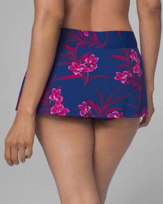 Oasis Blossoms Skirted Hipster Bikini Swim Bottom