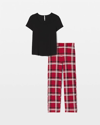 Packaged Short-Sleeve Pant Pajama Set click to view larger image.