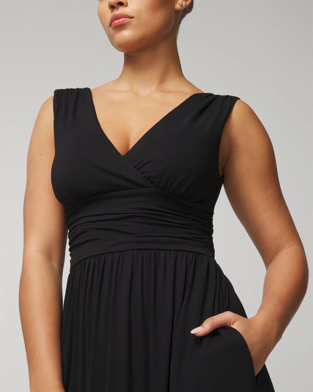 Soft Jersey Goddess Maxi Bra Dress