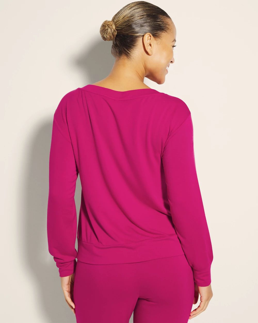 Long-Sleeve Pajama Top click to view larger image.