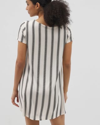 Short Sleeve Scoop Neck Sleepshirt click to view larger image.