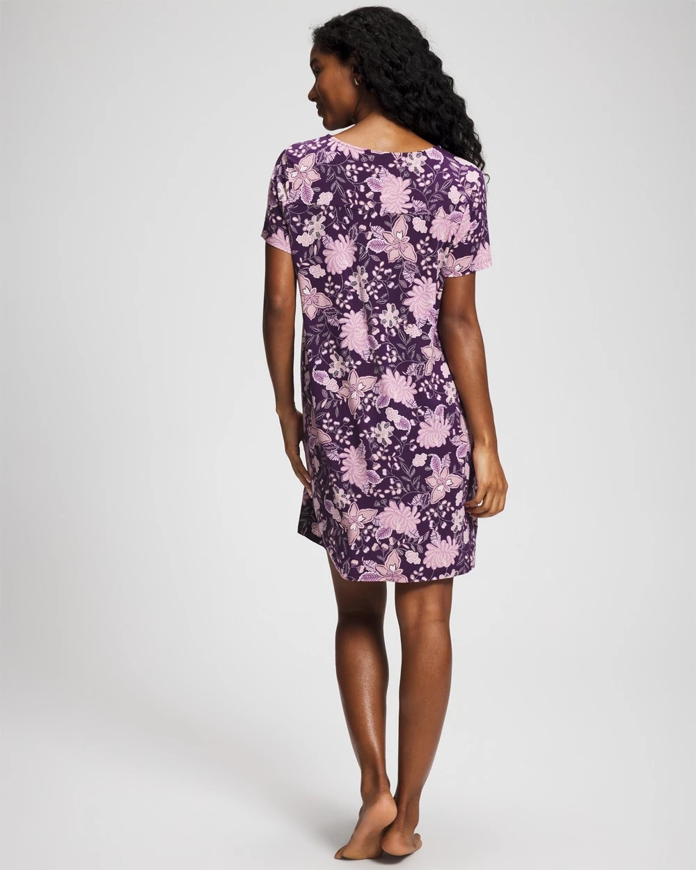 Short Sleeve Scoop Neck Sleepshirt