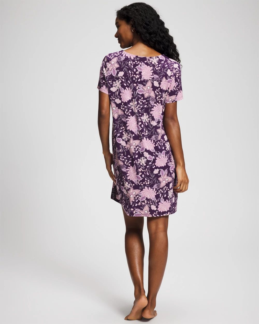 Cool Nights Short Sleeve Scoop Neck Sleepshirt