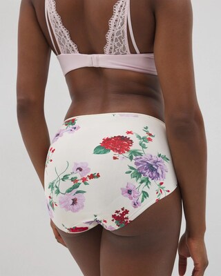 High-Leg Brief Panty with Lace click to view larger image.