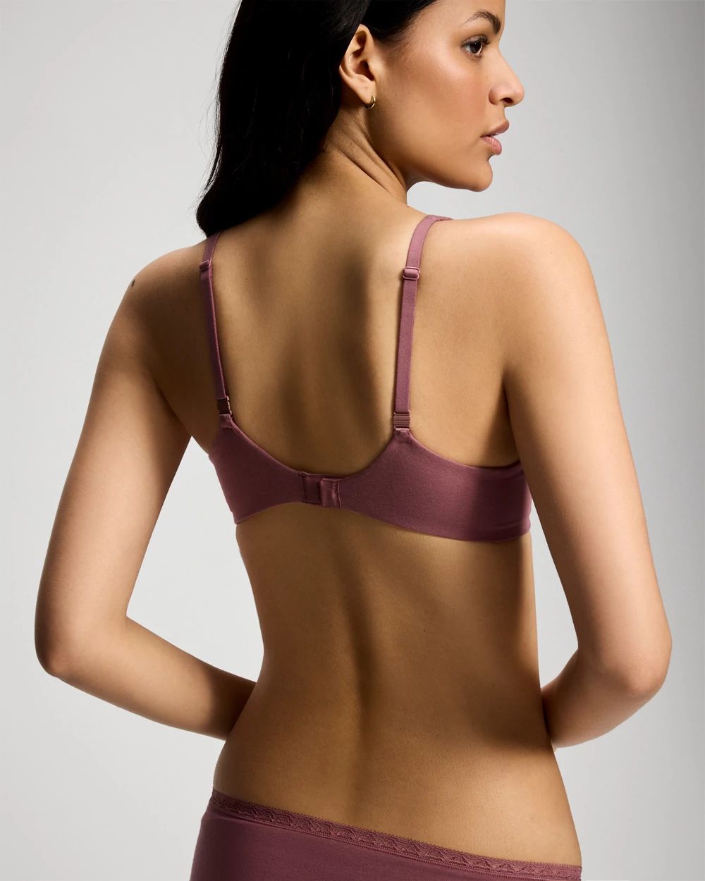 Modern Cotton Unlined Perfect Coverage Bra click to view larger image.