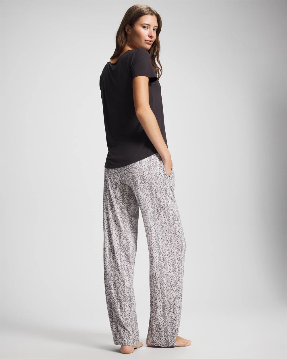 Cool Nights Packaged Short-Sleeve Pant Pajama Set