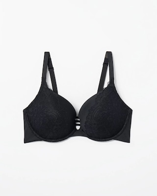 Push-up Plunge Bra with Lace click to view larger image.
