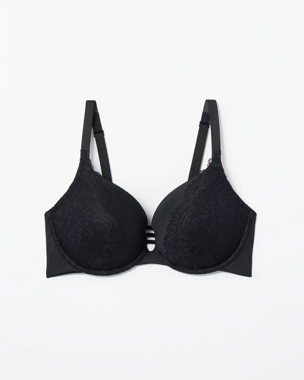 Stunning Push-up Plunge Bra with Lace