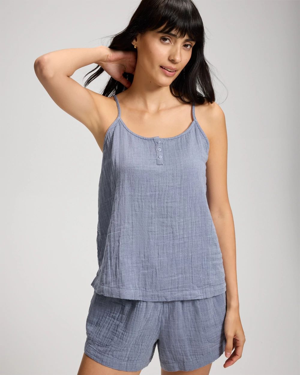 Cotton Gauze Pajama Cami