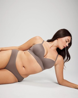 Rib Wireless Bra click to view larger image.