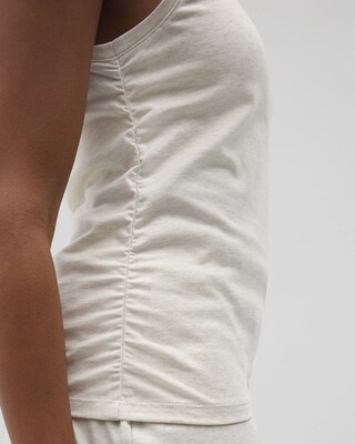 Ruched Pajama Tank click to view larger image.