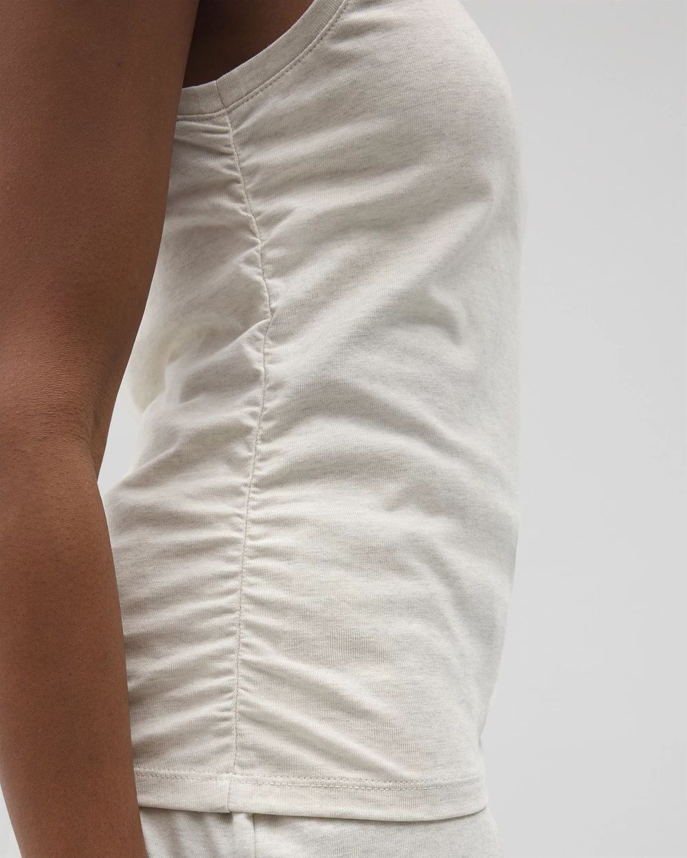 Most Loved Cotton Ruched Pajama Tank