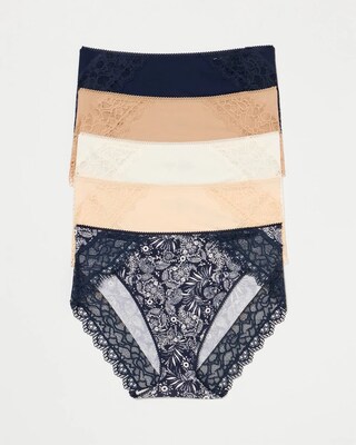 Lace High-Leg 5 Pack