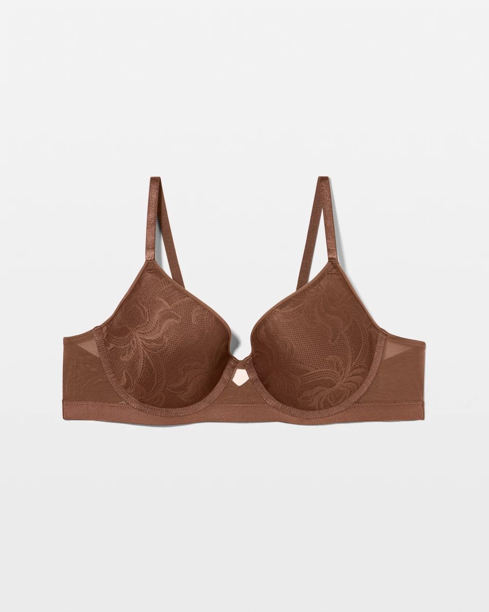 Lightly Lined Smooth Lace Perfect Coverage Bra click to view larger image.
