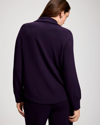 Ultra Soft Funnel Neck Quarter-Zip Top click to view larger image.