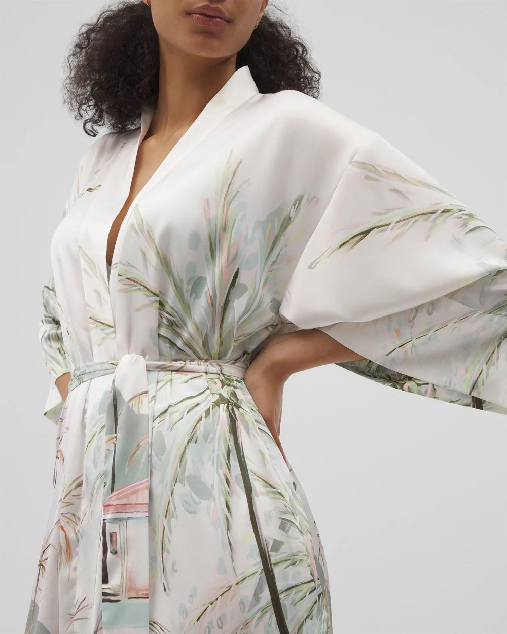 Satin Long Robe