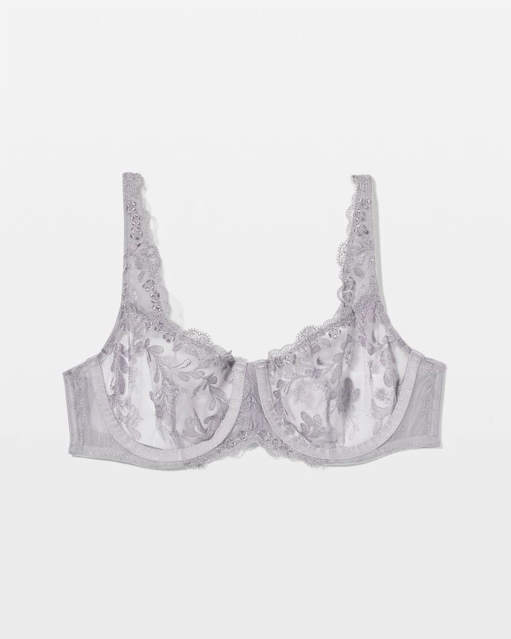 Sensuous Embroidery Balconette Bra click to view larger image.