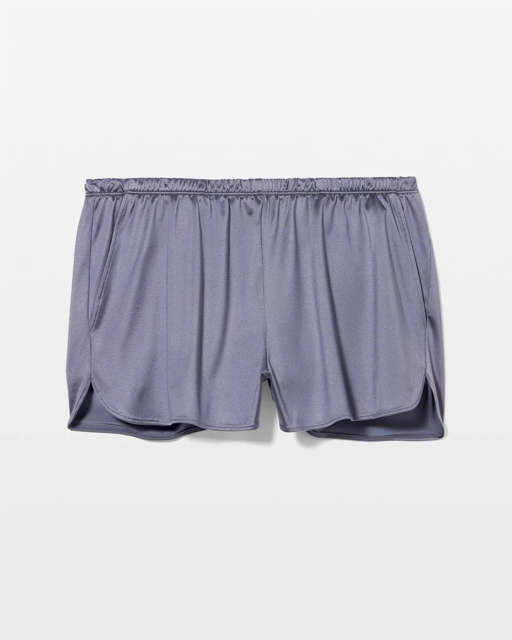 Stretch Luster Knit Pajama Shorts