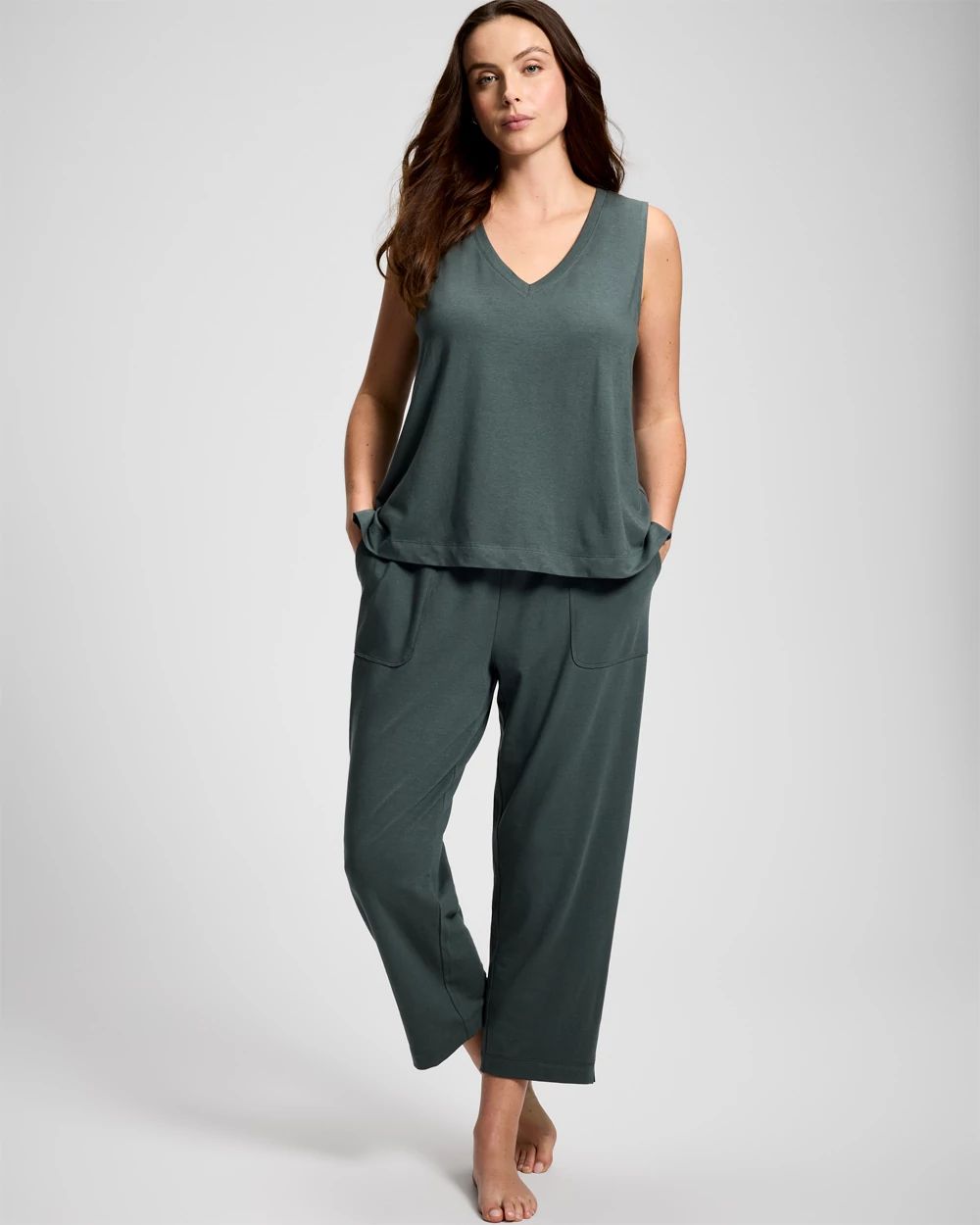 Most Loved Cotton Crop Pajama Pants