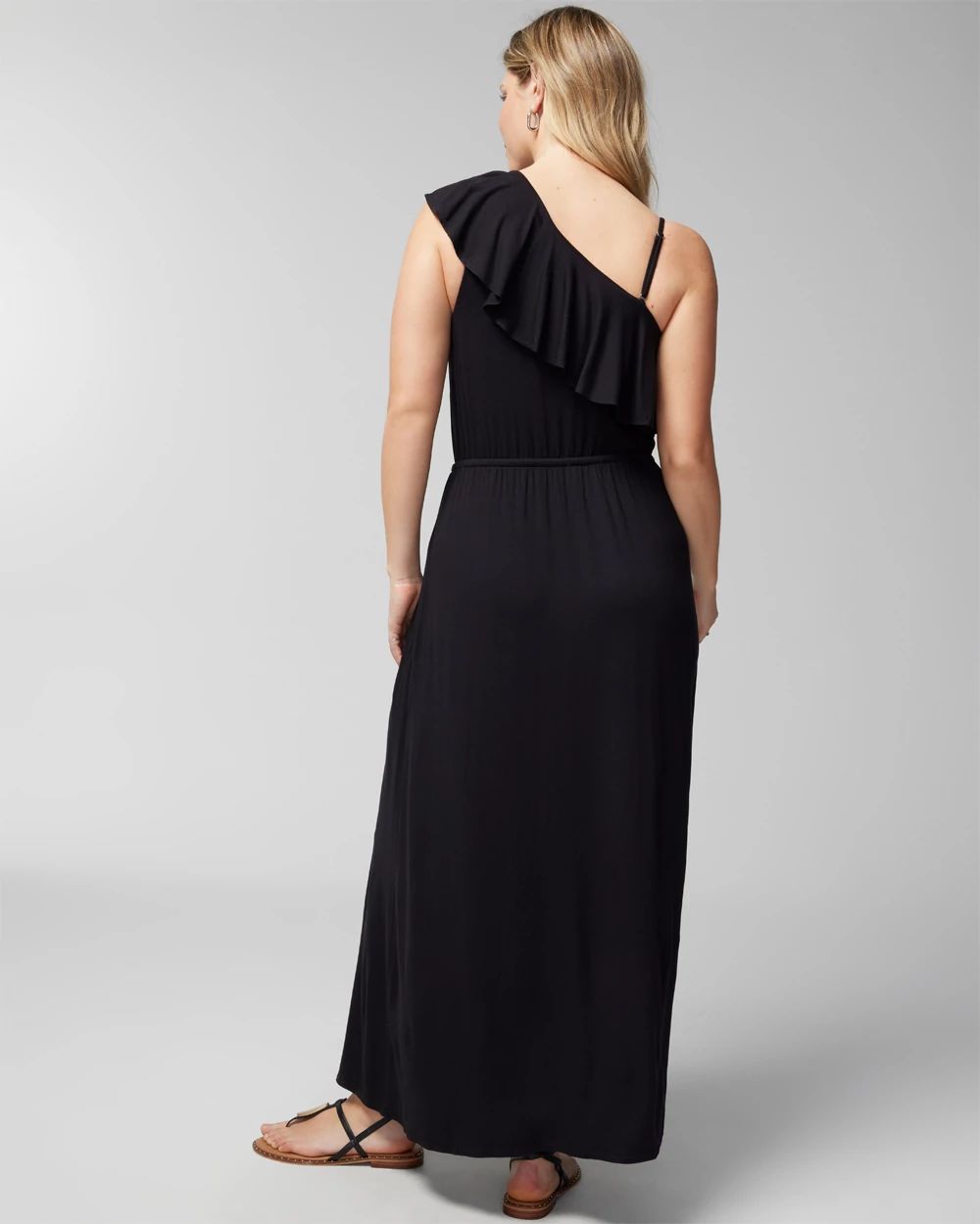 One-Shoulder Maxi Bra Dress