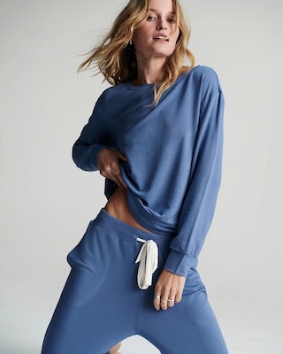 Long-Sleeve Pajama Top