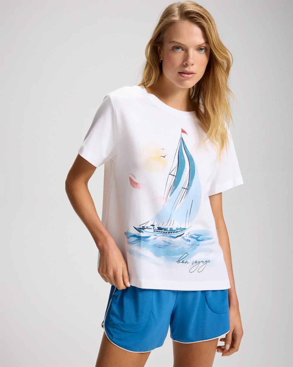 Cotton Relaxed Vacation Tee