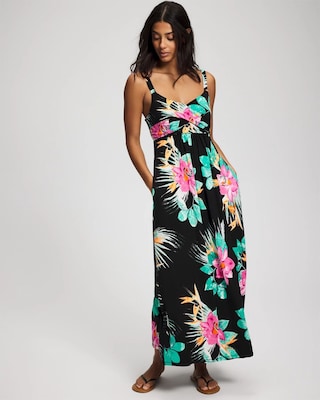 Twist Bodice Maxi Dress