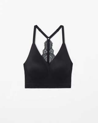 Racerback Bralette with Lace Back click to view larger image.