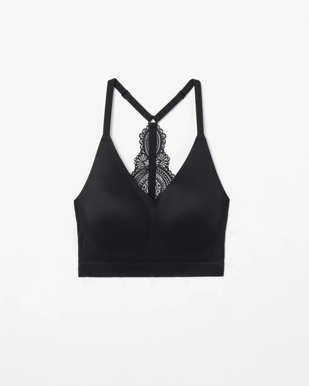 Racerback Bralette with Lace Back click to view larger image.