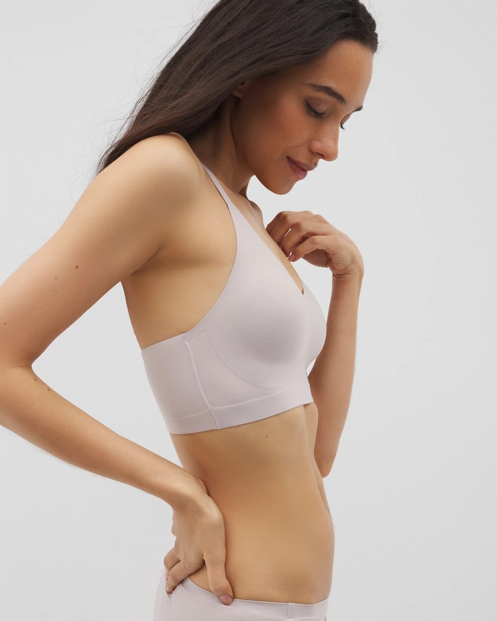 Racerback Bralette with Lace Back