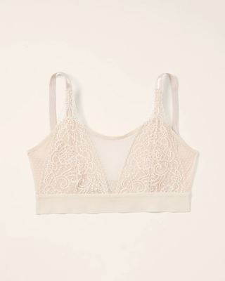 Wireless Pocketed Cupless Lace Bralette