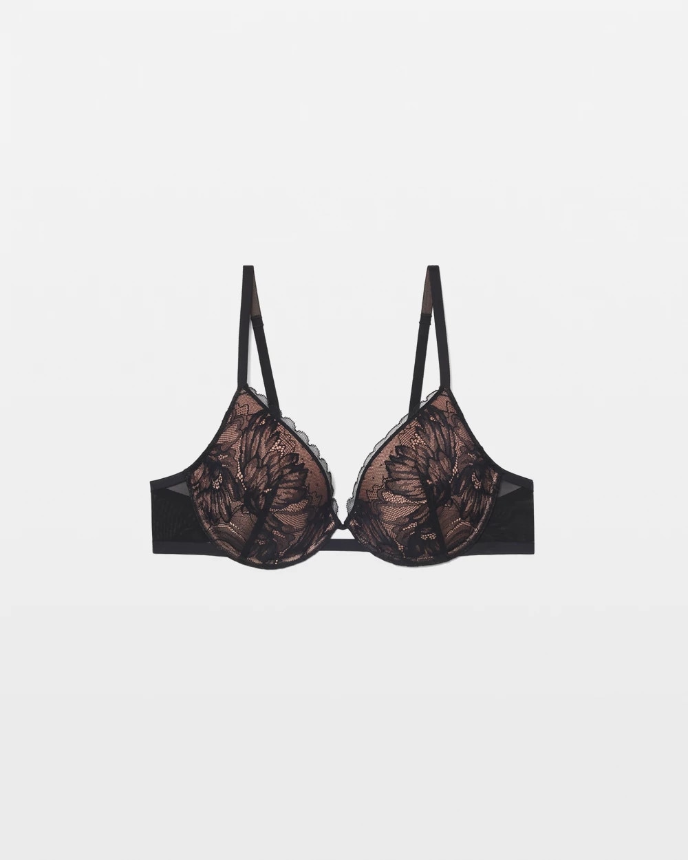 Plunge Bra with Lace