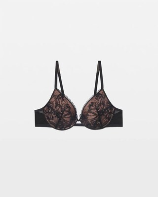Plunge Bra with Lace click to view larger image.