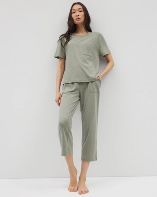 Short-Sleeve Pocket Pajama Tee click to view larger image.