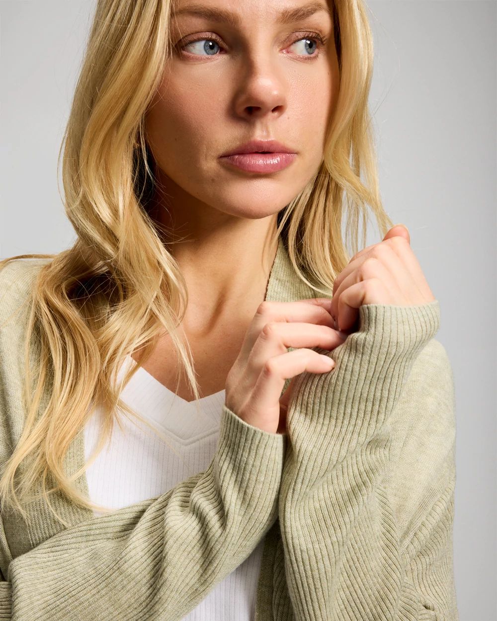 Lightweight Knit Sweater Wrap