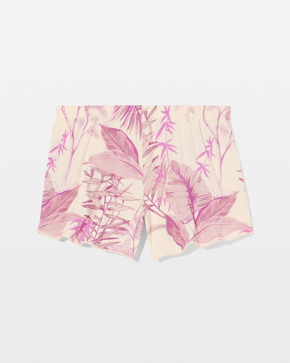 Cool Nights Relaxed Pom Trim Pajama Shorts