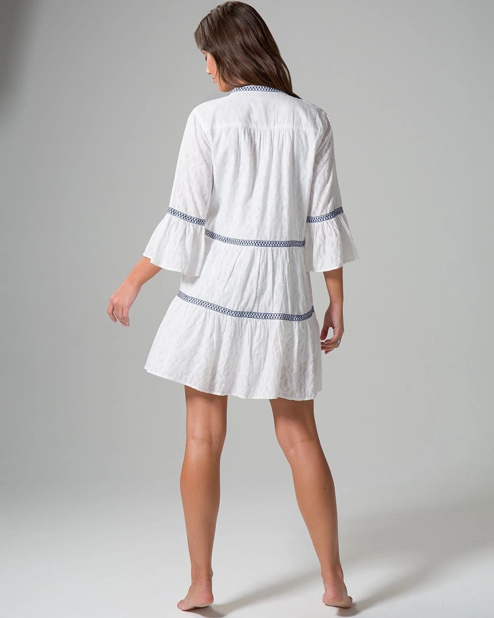 Embroidered Swim Coverup