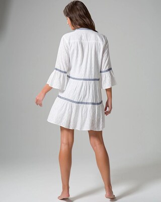 Embroidered Swim Coverup