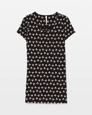 Short Sleeve Scoop Neck Sleepshirt click to view larger image.