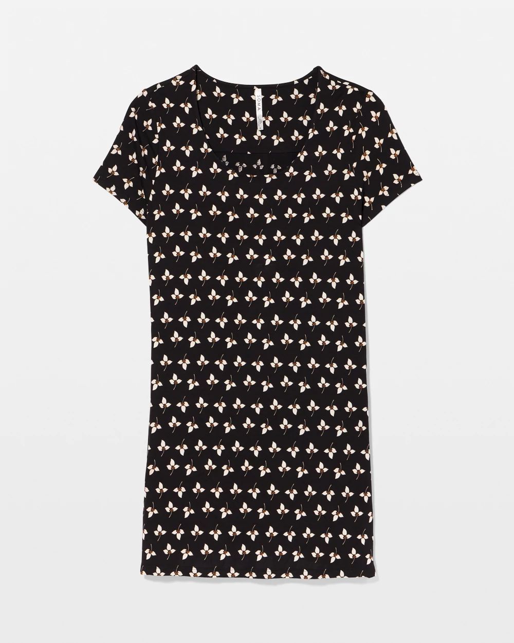 Cool Nights Short Sleeve Scoop Neck Sleepshirt